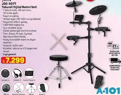 JWİN JDD-507T DİJİTAL DAVUL SETİ fiyat ve kampanya bilgisi